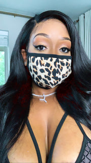 LEOPARD PRINT MASK