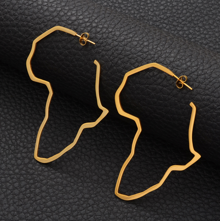 AFRICA HOOP EARRINGS - Shop Yasmine Bianca