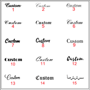 CUSTOM NAME PLATE - Shop Yasmine Bianca