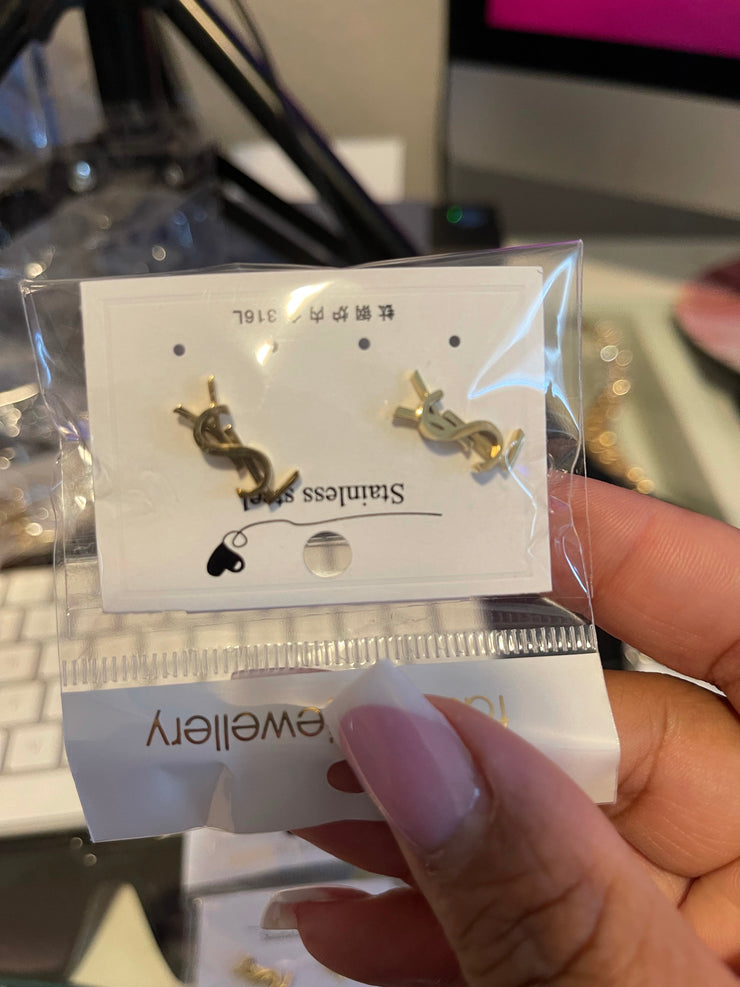 YSL Stud Earrings